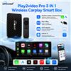 OTTOCAST Play2Video Pro Android Ai Box Carplay Ai Box Android 12 Aggiornamento FOTA con YouTube e Netflix Integrati IPTV CarPlay e Android Auto da Cablato a Wireless Accessori per Auto Compatibili con