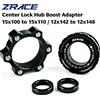 ZRACE Adattatore Mozzo Center Lock ZRACE da 6 Fori a Centerlock, Kit di Conversione Boost per Bici MTB/Bici da Strada, Adattatore Perno Passante Anteriore/Posteriore da 15x100 a 15