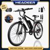 Headeer Bicicletta Elettrica Header Bk1350, Batteria 48V15Ah, Motore 500W, Velocità Massima 35 Km/H, Pneumatici da 26 Pollici, Autonomia 60Km, Doppio Freno a Disco