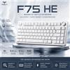 AULA Tastiera Meccanica AULA F75 HE con Switch Magnetici Hall, Batteria da 4000mAh, Hot Swap, Tri-mode Wireless, RGB, PBT, per Esports