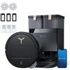 ECOVACS DEEBOT T50 PRO Omni Gen3 Care Kit Robot aspirapolvere con funzione lavapavimenti 25.000 Pa AIVI 3D 3.0 Aggiunta automatica della soluzione detergente Pulizia del lavapavimenti ad aria calda a