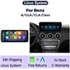 MEKEDE Disponibilità EU, Spedizione in 24h, Schermo Stereo Radio Auto 10.25/12.3 Pollici con Carplay Wireless e Android Auto per Benz A CLA GLA W176 2012-2018, Sistemi NTG4.5 NTG5.0, WIFI, BT, Commutazione