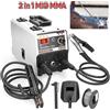 NONE Nuova Saldatrice 2-in-1 MIG/MMA, Saldatrice a Contatto con Alimentazione Automatica del Filo (Saldatrice ad Arco Non Protegta da Gas), Saldatrice Inverter DC Multifunzione IGBT 20-120 A