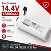 Batteria al Litio 14.4V 12800mAh Disponibile in Stock UE, Compatibile con Aspirapolvere Dreame D9 F9 D10 Plus L10 L10s Ultra, Accessori di Ricambio