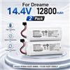 Batteria di ricambio agli ioni di litio da 14,4V 12800mAh per robot aspirapolvere Dreame D9, D9 Pro, D9 MAX, F9, D10 Plus, D10s, L10, L10s Ultra - Spedizione rapida da magazzino UE