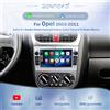 BONROAD Autoradio Wireless Carplay da 7 pollici per Opel Astra H J Vectra C Vauxhall Antara Cosa D Zafira Corsa C Vivaro Combo Meriva Veda Android Auto RDS Navigazione GPS DSP AutoLink Airplay
