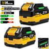 Hecus Batteria al Litio Ricaricabile Hecus 4.0AH 4.5AH con Indicatore LED, Pacco Batteria Elettrico per Utensili, Compatibile con Batterie Makita 18V