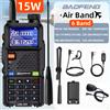 BAOFENG Ricetrasmettitore palmare Baofeng UV5RH 15W 6000mAh, sei bande, ripetizione wireless, 999 canali, supporta ricarica Type-C, HAM 10km