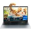 EYY Laptop 15.6", Celeron N4000, 8GB RAM 256GB SSD, Display Full HD 1080P, WiFi Dual-Band, Mini HDMI, Notebook Leggero e Sottile Argento per Affari, Scuola, Casa