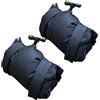 NONE 4 coperture per rubinetti da esterno per protezione dal gelo in inverno - Materiale PU nero, coperture impermeabili per rubinetti da giardino per l'inverno, coperture isolanti riutilizzabili per