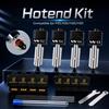 BEGRINT Kit Hotend in Acciaio Temperato P2S X2D per Bambu Lab P2S, Ugello Rimovibile 0.2/0.4/0.6/0.8, Set di Strumenti con Calzino in Silicone per Fibra di Carbonio