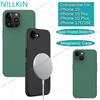 Nillkin per iPhone 15 Pro/15 Plus Super Frosted Shield Pro Custodia protettiva magnetica antiurto con airbag