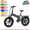 PULUMA EB FM-2.0 Bicicletta Elettrica Pieghevole con Motore da 500W, Batteria al Litio 48V15AH, Velocità Massima 40km/h, Freno Idraulico, Sospensione Completa, E-bike a 7 Velocità Variabili,