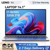 LenO Laptop da 14.1 pollici ultra sottile Intel Core i7 8650U 32GB 2TB Windows 11 Pro Computer da gioco PC Gamer Ufficio Studio Lavoro Notebook portatile 1080P HD