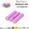 Ddadache Batteria Ricaricabile agli Ioni di Litio INR18650-35E, Capacità Reale 3500mAh, 3.7V, per Utensili Elettrici Fai-da-Te e Torce