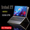 LENO Laptop portatile da 14,1 pollici Intel Core i7 8650U 32GB 2TB Windows 11 Pro Computer da gioco PC Gamer Ufficio Studio Lavoro Notebook ultra sottile 1080P HD