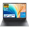 HYPERSTRIX Computer Portatile HYPERSTRIX 16' con Processore Core I5 (fino a 3.6GHz), 16GB RAM, 512GB SSD, Display FHD 1920 x 1200 16:10, con BT5.0 Wi-Fi, USB A, HDMI, RJ45, Tastiera Retroilluminata