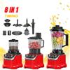 Betuyoo Frullatore Multifunzione 8-in-1 da 2,5L, Mixer ad Alta Velocità per Smoothie, Tritacarne, Spremiagrumi, Impastatrice, Affettatrice per Verdure, Sbucciatore d'Aglio, Elettrodomestico da Cucina