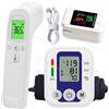 IDEABEL Misuratore di Pressione Sanguigna Digitale da Braccio, Tensiometro Automatico Medico, Misuratore di Frequenza Cardiaca e Polso, Monitor BP per la Salute