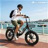 ALLGOBIKE AC20 Bicicletta Elettrica Pieghevole, Batteria Rimovibile 48V20Ah, Motore 250W, Freno a Disco Idraulico, 7 Velocità, Pneumatici All-Terrain 20*3 Pollici, E-Bike per Adulti e Pendolari