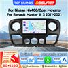 OSSURET Offerta Speciale Autoradio 2 Din Android 14 con Sistema Intelligente per Nissan NV400/Opel Movano 2010-2019 e Renault Master III 3 2011-2021, con CarPlay, Android Auto, Bluetooth, Qualcomm
