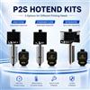 Creatività Kit Hotend Aggiornato per Bamb Lab P2S H2D H2S, Gruppo Hotend 0.4/0.6/0.8mm Standard ad Alto Flusso, Ugello Integrato Tutto-in-Uno Rimovibile per Parti Estrusore Testina di Stampa Bamb Lab P2S