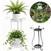 LONENESSL Espositore per Fiori in Metallo, Scaffale da Terra per Piante, Organizzatore per Vasi da Interno ed Esterno, Balcone e Giardino