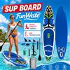 funwater Tavola SUP Gonfiabile Funwater con Accessori Completi, Tavola da Surf Resistente, Perfetta per Adulti, Giovani e Paddler di Tutti i Livelli di Abilitazione per Sport Acquatici