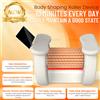 emszero MYOslim 360 ° Macchina Automatica per Modellare il Corpo con Rullo, Drenaggio Linfatico a Infrarossi, Rilassamento Muscolare Completo, Anti-Cellulite, Trattamento della Pelle