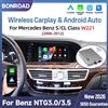 BONROAD Wireless CarPlay Android Auto Decoder Box per Mercedes Benz Classe S W221 NTG3.0 NTG3.5 2006-2012 Mirrorlink Bluetooth Audio Smart Navigation Interface Adapter Plug And Play