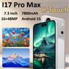 K-Touch NUOVI Telefoni Cellulari I17 Pro Max Smartphone Android 7.3 Pollici 22G+2TB Fotocamera 16+48MP 5G Dual Sim 7800mAh Sblocco Facciale Versione Globale Telefono Cellulare