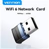 Vention Adattatore WiFi 6 Vention AX900, Scheda di Rete Wireless 5G/2.4GHz, Dongle USB WiFi con Antenna per PC e Laptop Windows 7-11