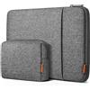 Inateck 360 ° Custodia per laptop con protezione completa Compatibile con MacBook Air da 13 pollici M5/M4/M3/M2/M1 2026-2018 A3449 A3240 A3113 A2681 A2337, MacBook Pro da 13 pollici M2/M1 2022-2016,