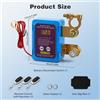 NONE Interruttore di disconnessione remoto della batteria a 12V con interruttore automatico di spegnimento, antifurto, 3 telecomandi per auto, camion, camper