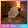 Magic ZC（母婴） Sedia a dondolo elettrica per neonati, lettino automatico con funzione di dondolio, culla intelligente con telecomando Bluetooth, 5 livelli di movimento, 3 timer, copertura oscurante, rete protettiva,