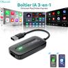 OTTOCAST Adattatore Wireless CarPlay Ottocast 2026 Play2Video Express per Auto, Box AI, Adattatore Wireless Android Auto, Riproduce YouTube, Netflix, Spotify, IPTV, Spedizione Rapida dalla Francia