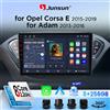 Junsun Autoradio Android 15 Junsun per Opel Corsa E 2014-2019 con CarPlay, Android Auto, FM, RDS, DSP, BT, GPS, Navigatore, SWC, Schermo Touch HD IPS, Plug & Play, Lettore Multimediale Intelligente,