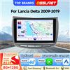 OSSURET Consegna Rapida Autoradio Android 14 da 9 Pollici 2 Din per Lancia Delta 2009-2019 con Qualcomm Snapdragon 6115 Octa Core Navigazione GPS Bluetooth Autoradio SWC Wireless Carplay Android Auto