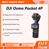 DJI Osmo Pocket 4P Cinema tascabile a doppia fotocamera, stabilizzazione meccanica a 3 assi, teleobiettivo da 60 mm con ActiveTrack 8.0, HDR a 17 stop, memoria integrata da 103 GB Osmo Pocket 4P