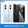 POCO X8 Pro Max 256GB/512GB Versione EEA MediaTek Dimensity 9500s Schermo AMOLED 1.5K 6,83 pollici 120 Hz, Fotocamera 50 MP IP68