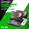 AYN Console di gioco portatile AYN Thor Clamshell 6'' 120Hz AMOLED Snapdragon 8 Gen 2 con uscita 4K DP, batteria da 6000mAh, console di gioco retrò con joystick.