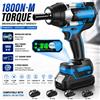 TKKEACE Avvitatore a impulsi brushless da 1800 Nm, 1/2 pollice, per batteria Makita 18V, pistola a impulsi elettrica a velocità variabile per riparazione pneumatici auto e costruzioni