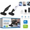 HOOMEI Aspirapolvere Portatile Senza Fili 80W Ricaricabile USB con Filtro HEPA, Forte Aspirazione per Materassi, Divani, Interni Auto e Pulizia Domestica