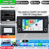 Hizpo Autoradio Wireless CarPlay Android Auto da 7 pollici per Audi A4 B6 B7 S4 RS4 2000-2009 Multimedia Wireless Apple CarPlay Sistemi intelligenti Smart Screen IPS Touch Player Video Stereo 2Din