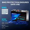DAWEIKALA Batteria al Litio Ricaricabile LiFePO4 12V 150Ah, con BMS Integrato, Perfetta per Giocattoli Elettrici, Pannelli Solari, Ecoscandagli, Power Wheels