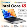 xia man Computer portatile Xiaman da 14.1 pollici con processore Intel Core i3 6100U, Windows 11 Pro, SSD da 1TB/2TB, schermo 1080P, ideale per ufficio e studio.