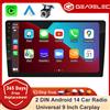 GEARELEC Autoradio 2DIN Android 14, Schermo Touch HD da 9 Pollici, Lettore Multimediale per Auto, Android Auto, Carplay, GPS Universale, Audio Stereo, FM, WIFI, BT