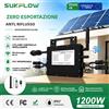 Sukflow Micro Inverter Solare Zero Export da 1200W, Inverter Grid Tie Anti-Reflusso, Monitoraggio WiFi, Impermeabile IP67, Sistema Fotovoltaico da Balcone MPPT, Disponibile in Magazzino UE
