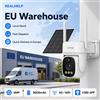 Magazzino UE, Telecamera di Sicurezza 4G LTE Alimentata a Energia Solare, Telecamera PTZ Wireless da Esterno, Rilevamento AI, Batteria da 8000mAh, Impermeabile IP66