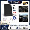 Podofo Subwoofer Slim da 600W per Montaggio Sotto il Sedile, Subwoofer Alimentato per Auto e Camion con Kit Amplificatore, Altoparlante Audio per Auto, Sistema Audio con Bassi Potenti, Amplificatore